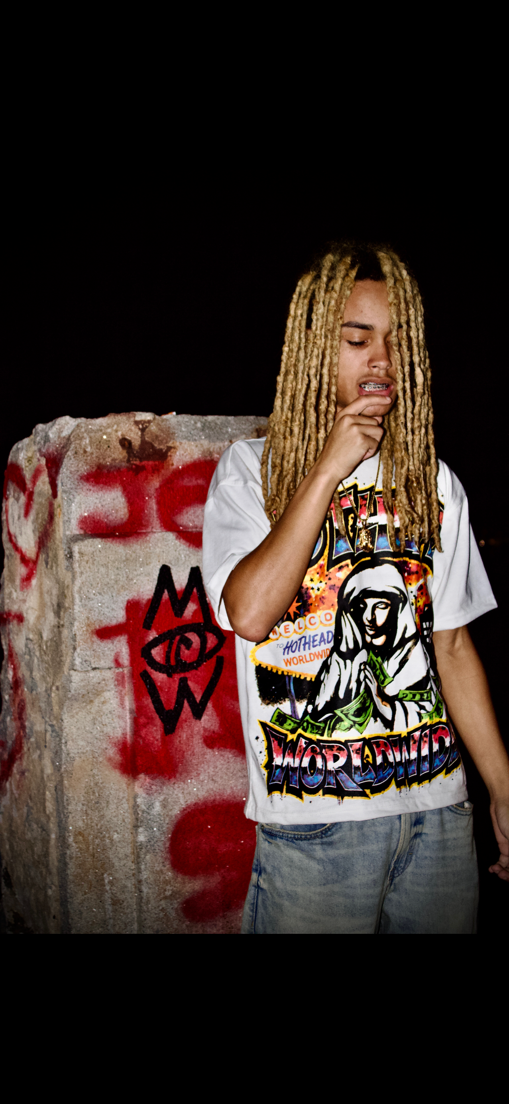 White Hothead Money Mary Shirt