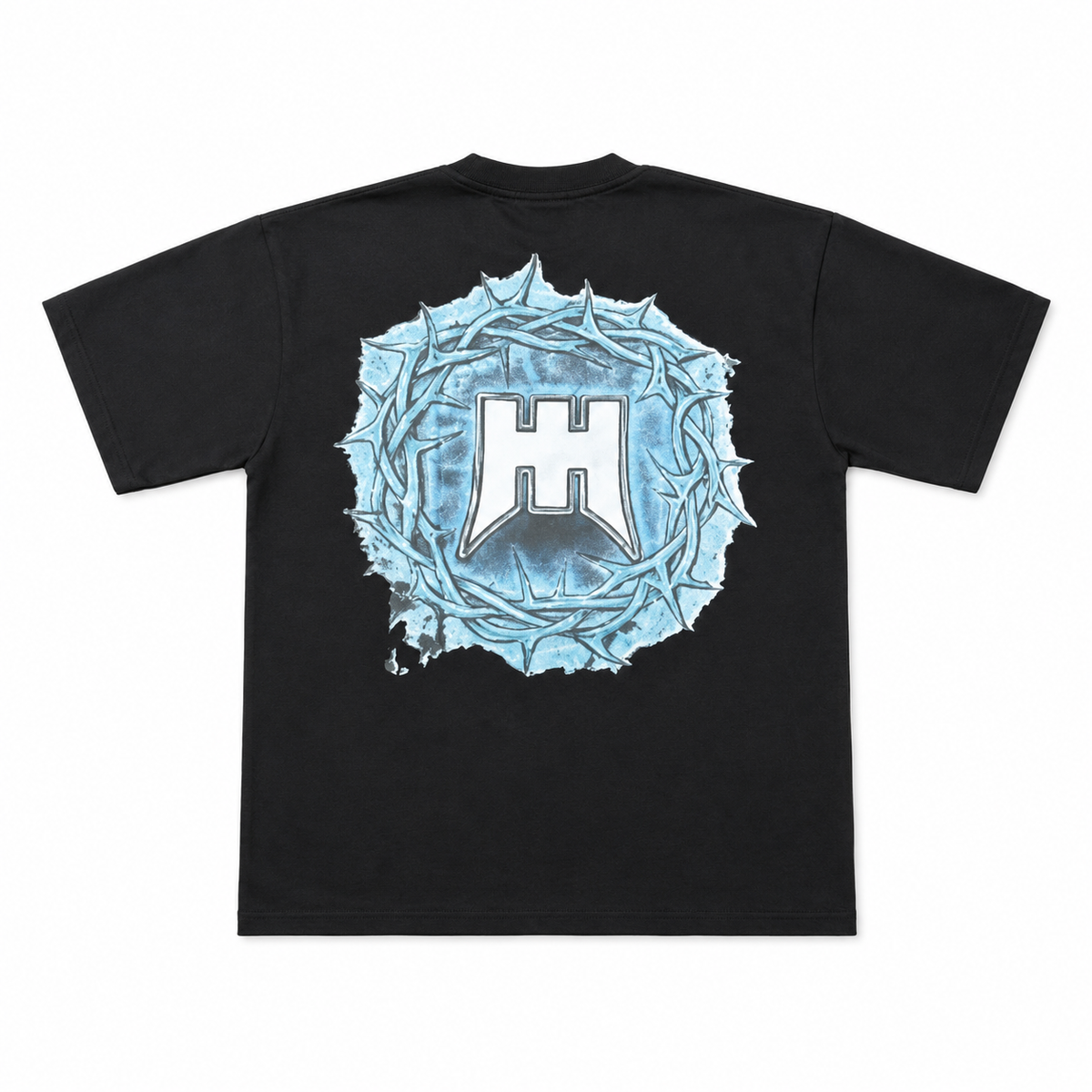 Black Hothead Blue Skull Shirt