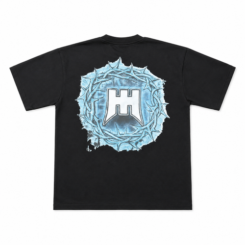 Black Hothead Blue Skull Shirt