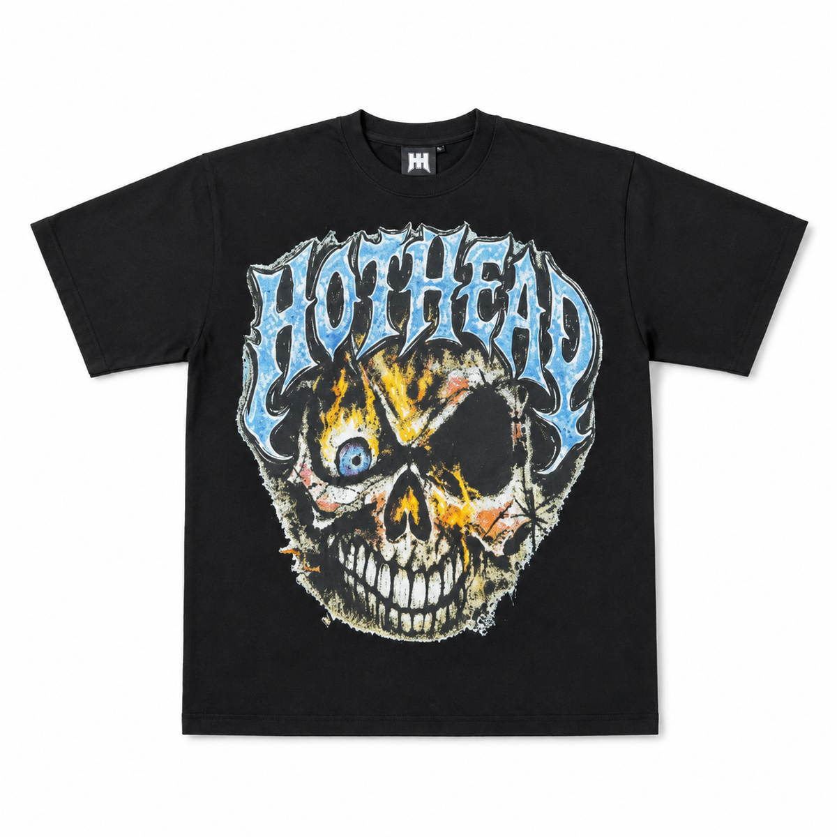 Black Hothead Blue Skull Shirt